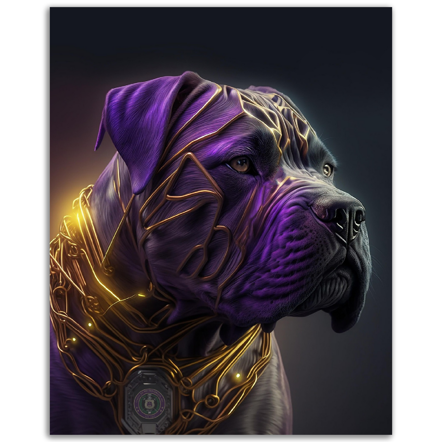 Purple and Gold Dog - Circuit