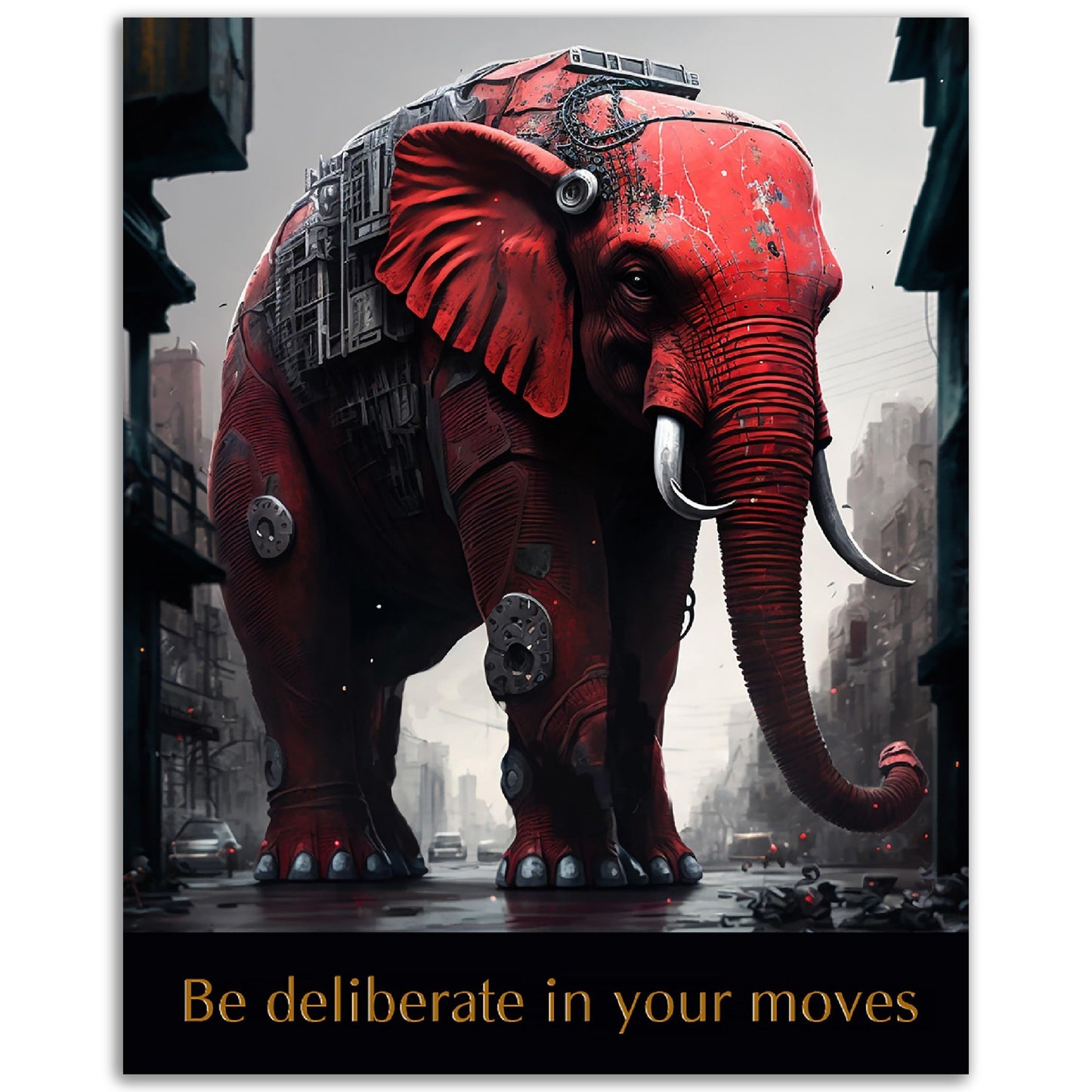 The Red Be Deliberate Elephant