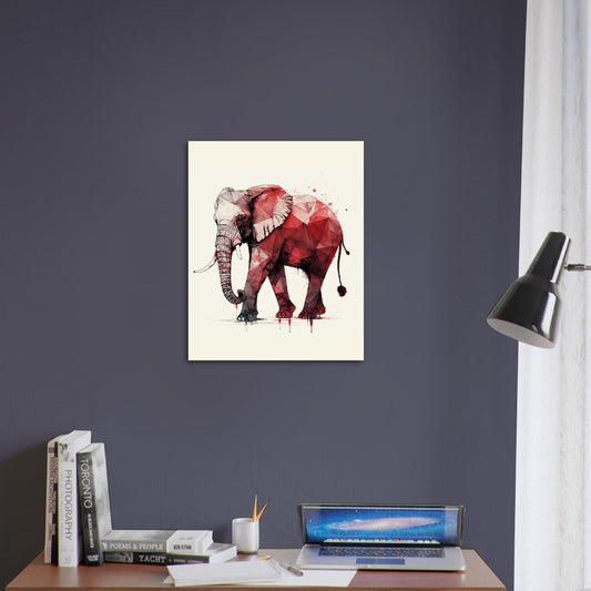 The Red Geometric Elephant